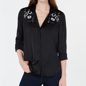 LUCKY BRAND embroidered blouse